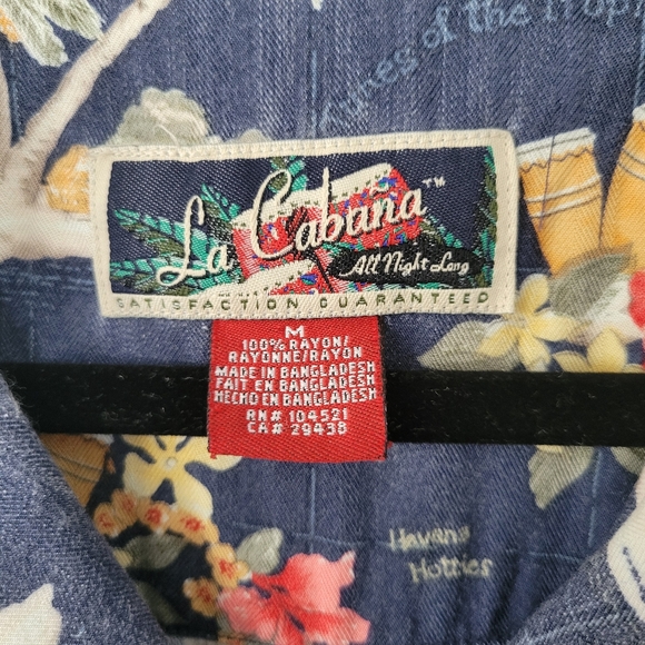 | La Cabaña | Button Up Short Sleeve |size M | - Picture 6 of 8